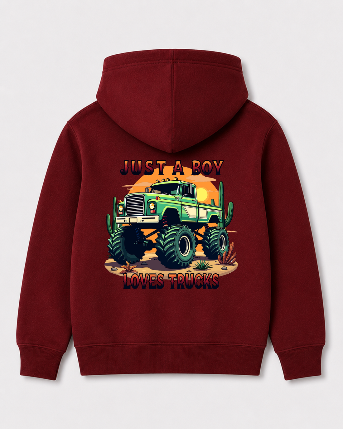 Red hoodie back 148