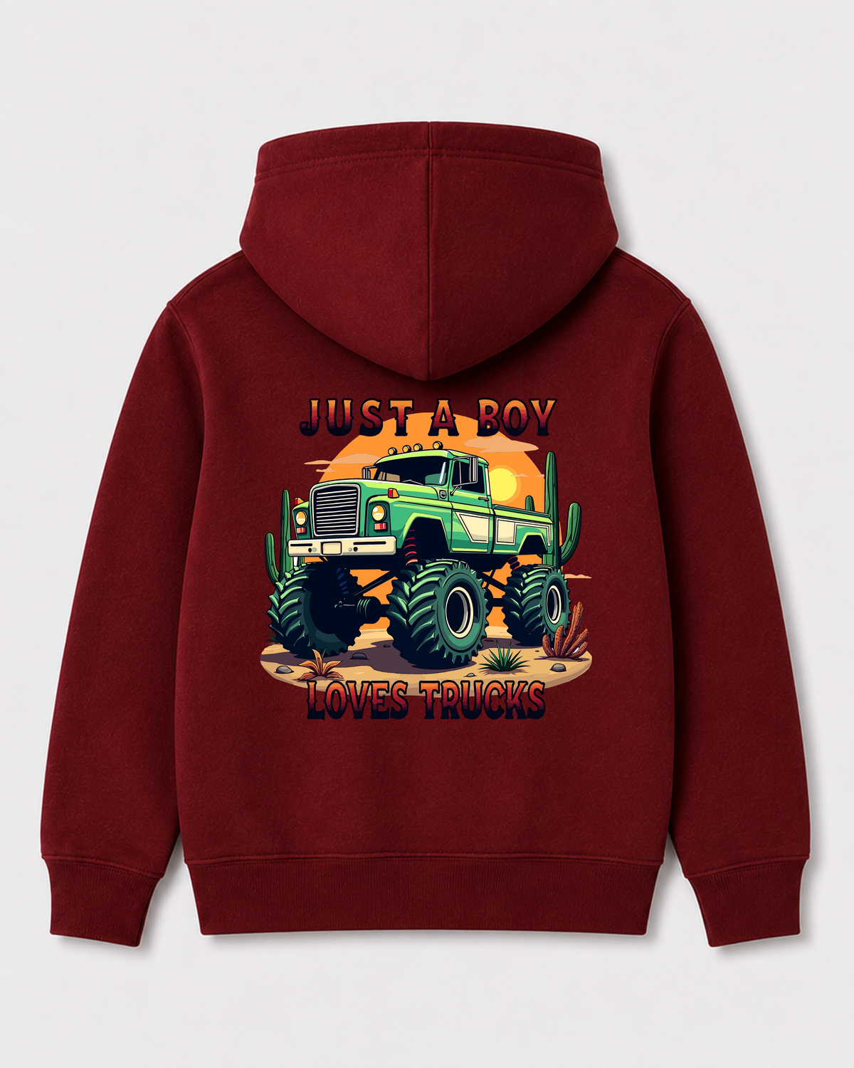 Red hoodie back 148