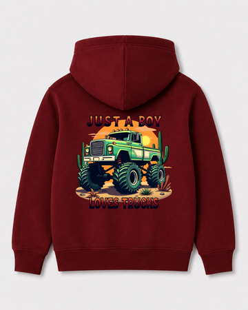 Red hoodie back 148