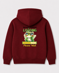 Red hoodie back 1487
