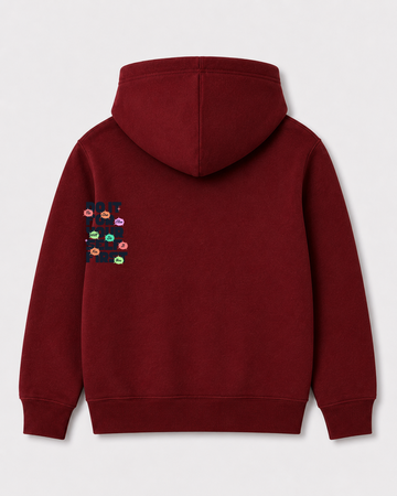 Red hoodie back 149
