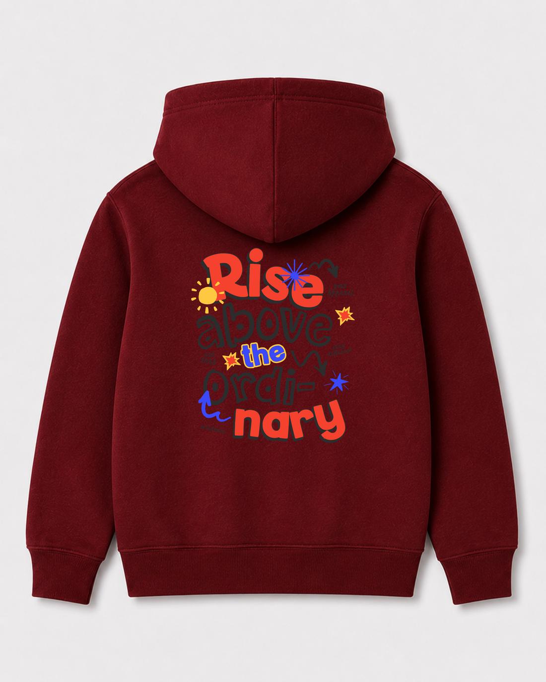 Red hoodie back 150