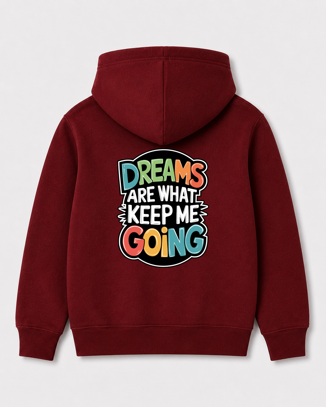 Red hoodie back 1501