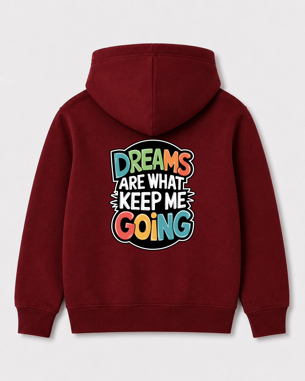 Red hoodie back 1501
