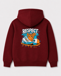 Red hoodie back 151