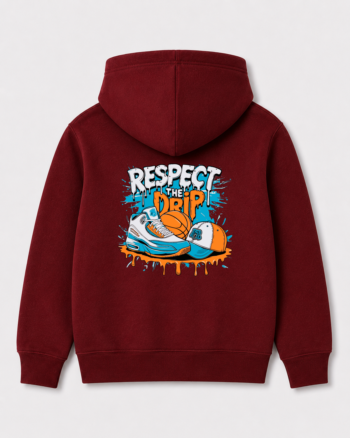 Red hoodie back 151