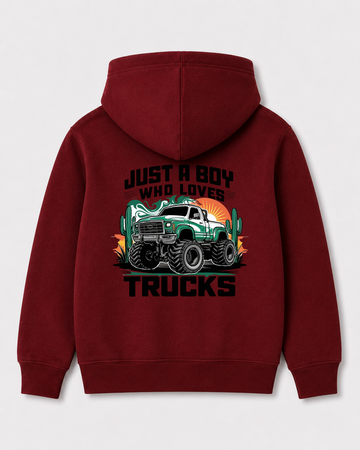 Red hoodie back 1518