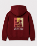 Red hoodie back 154