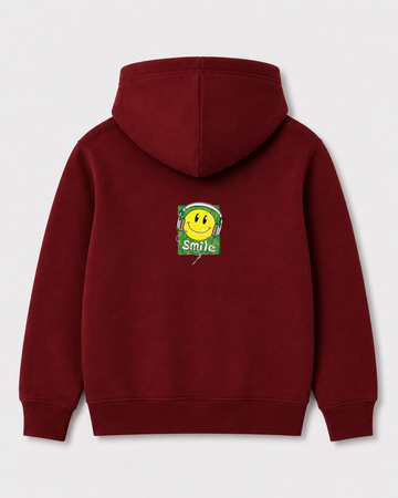 Red hoodie back 155