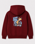 Red hoodie back 156