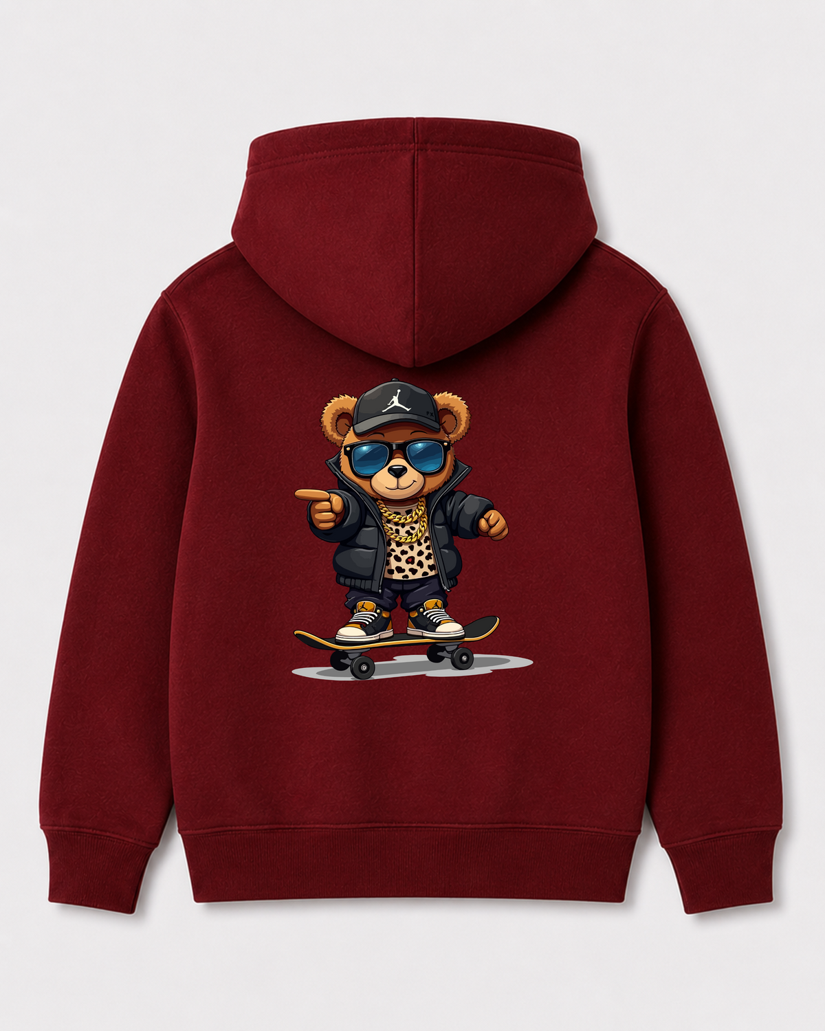 Red hoodie back 1569