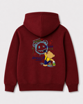 Red hoodie back 157