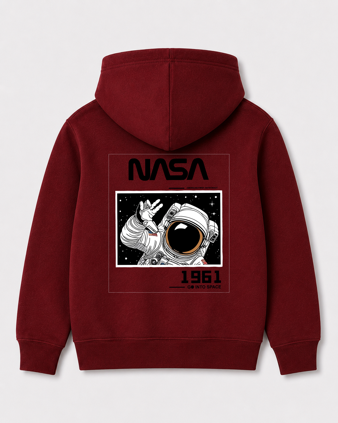 Red hoodie back 1577