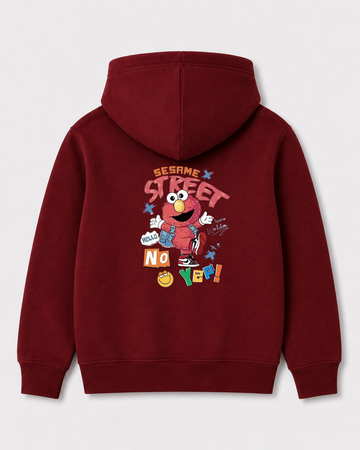 Red hoodie back 158
