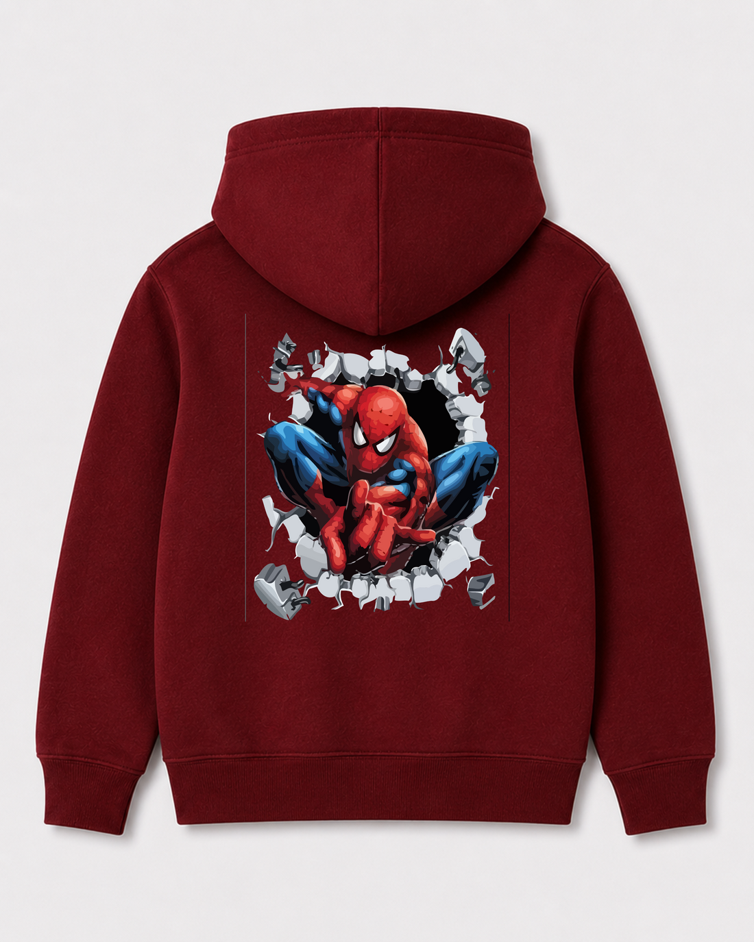Red hoodie back 1587