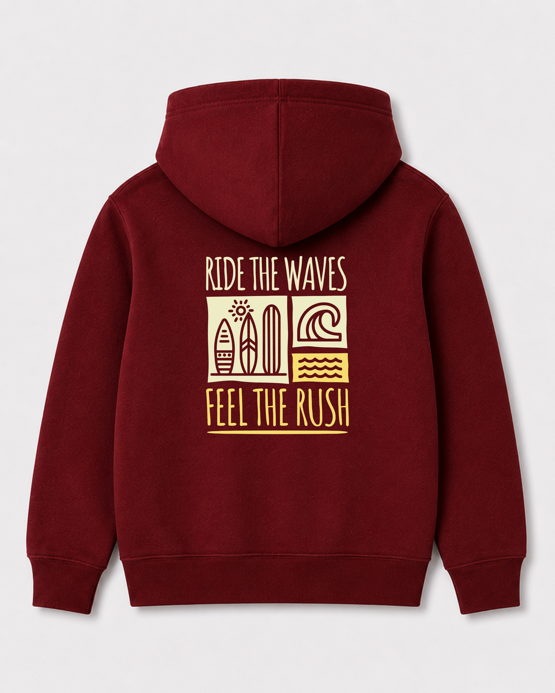 Red hoodie back 160