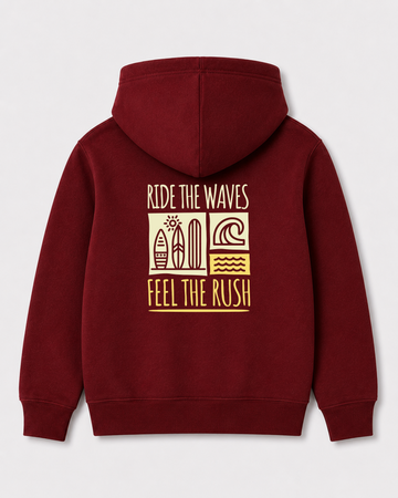 Red hoodie back 160