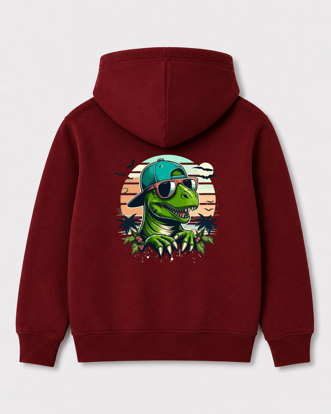 Red hoodie back 161