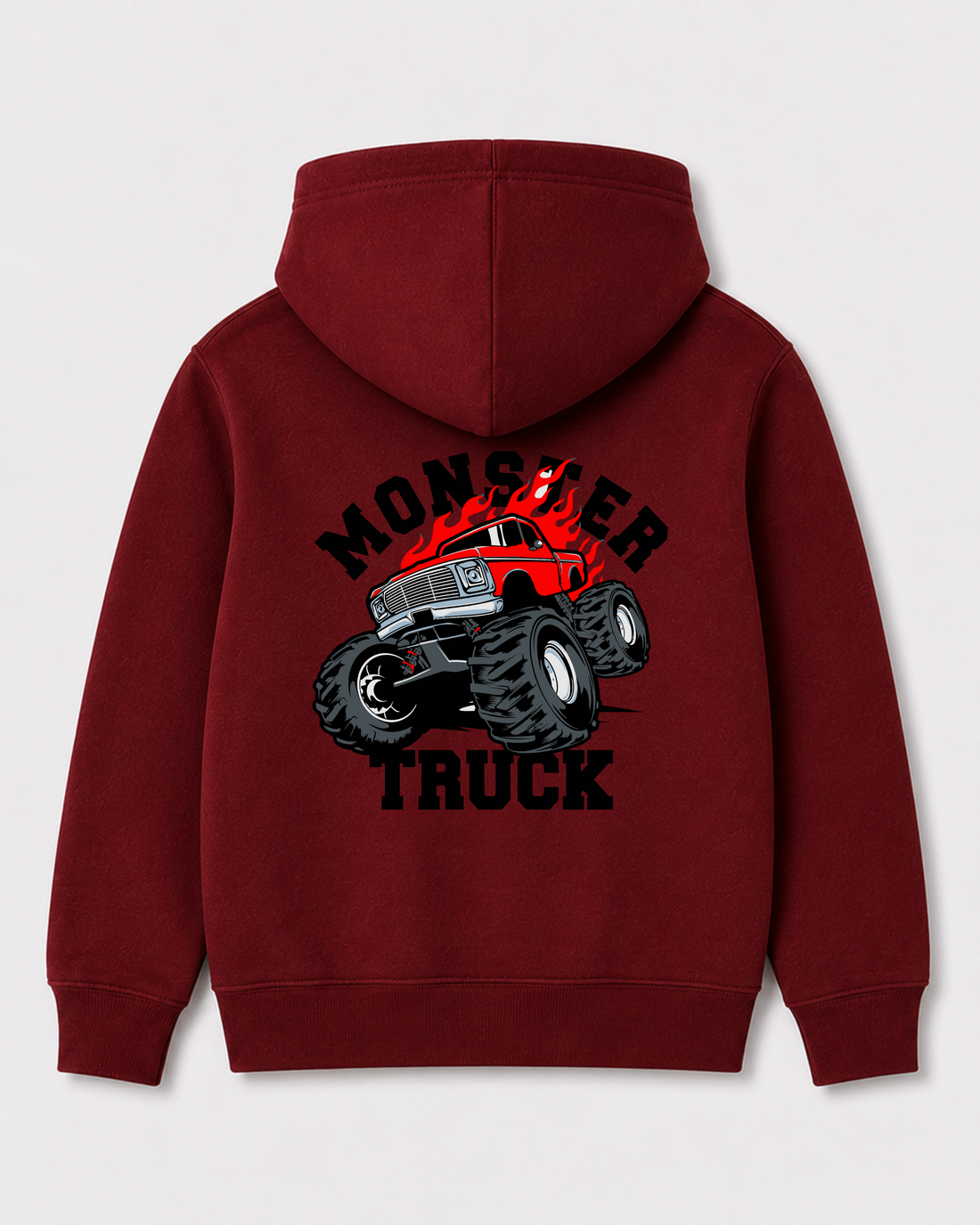 Red hoodie back 1627