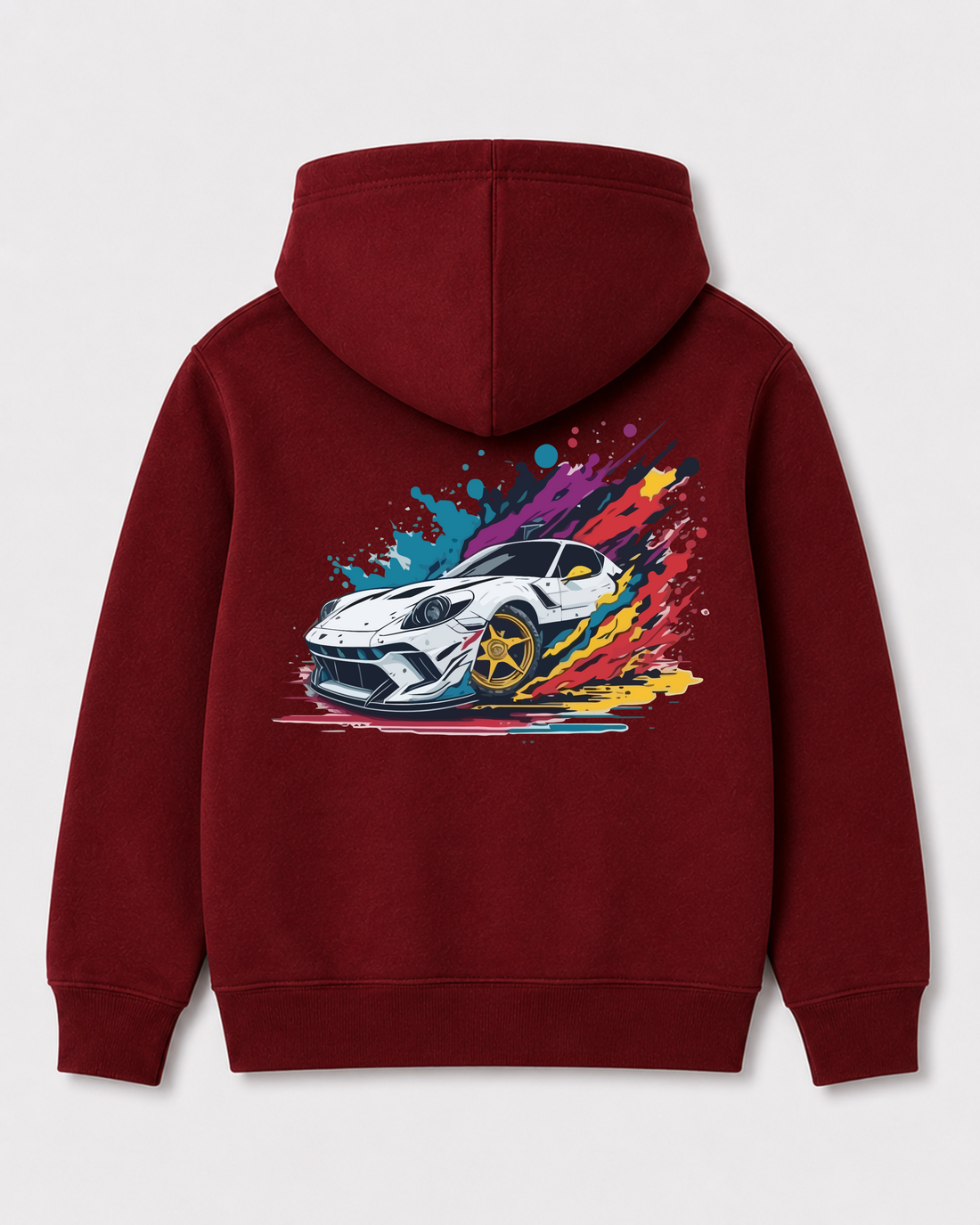 Red hoodie back 1635