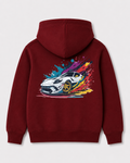 Red hoodie back 1635