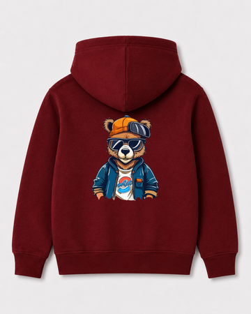 Red hoodie back 1636