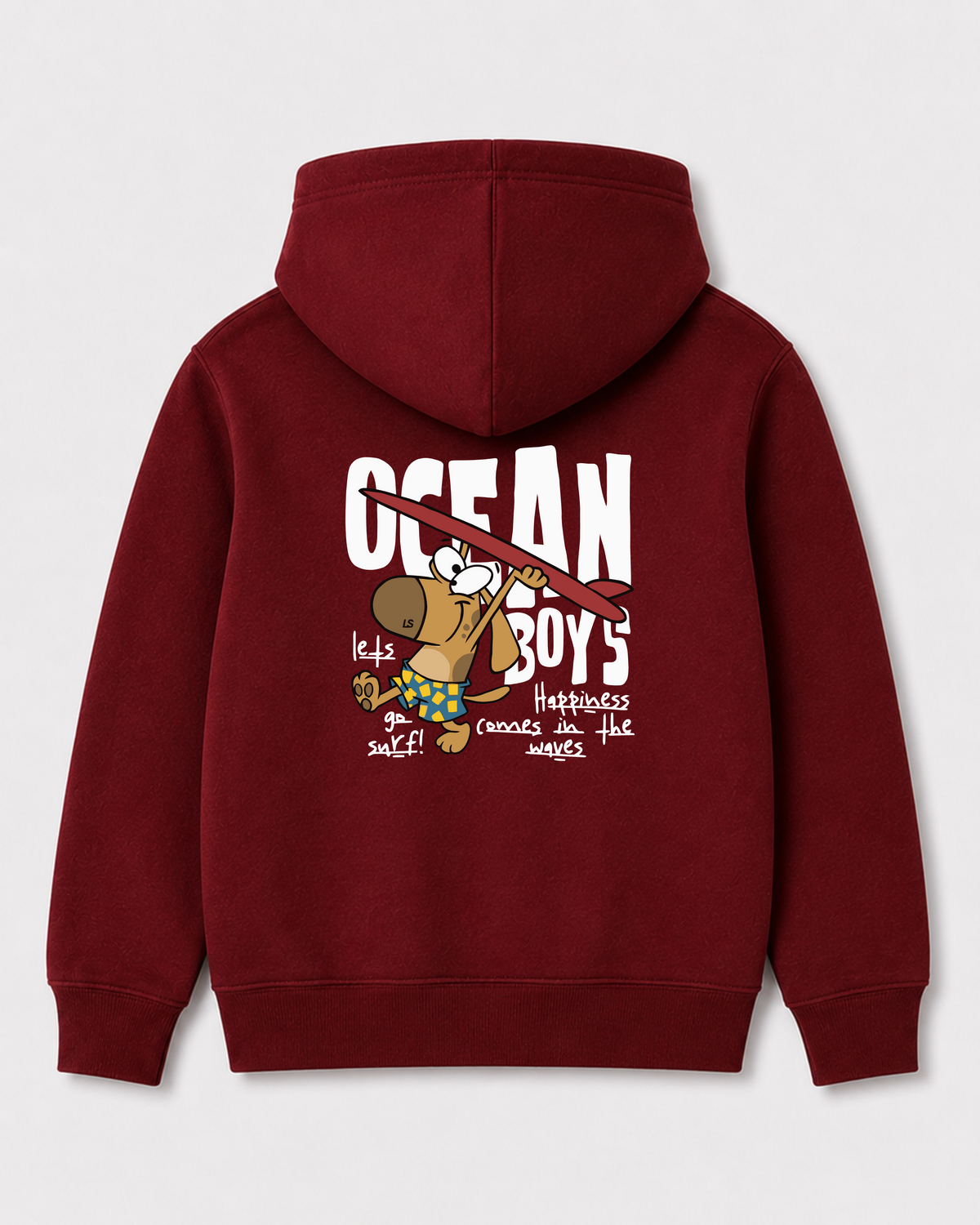 Red hoodie back 164