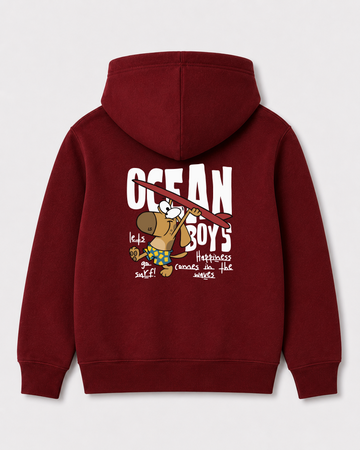 Red hoodie back 164
