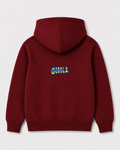 Red hoodie back 166