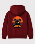 Red hoodie back 168