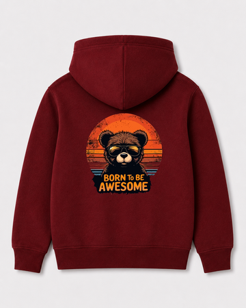 Red hoodie back 168