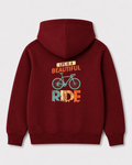 Red hoodie back 173