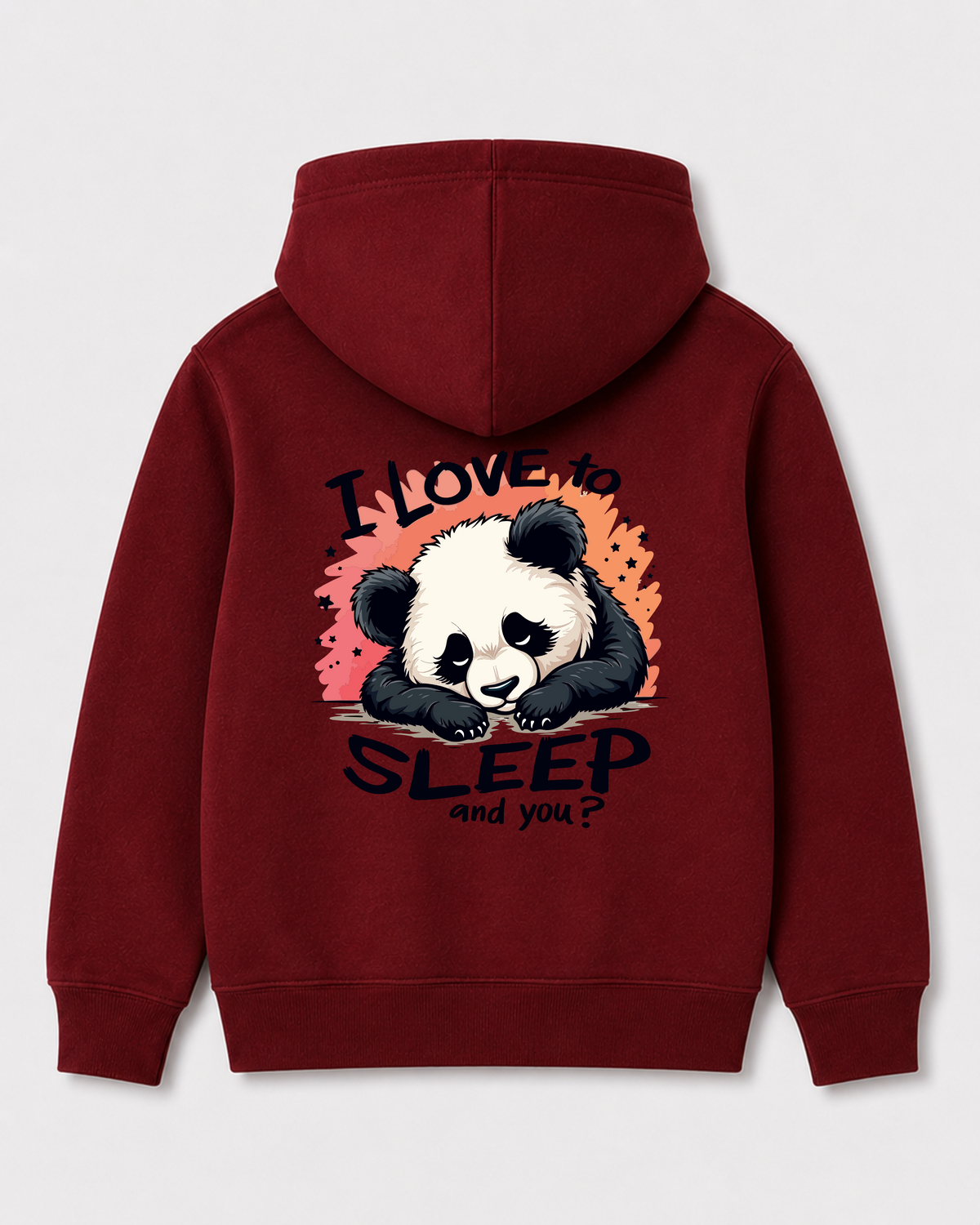 Red hoodie back 175