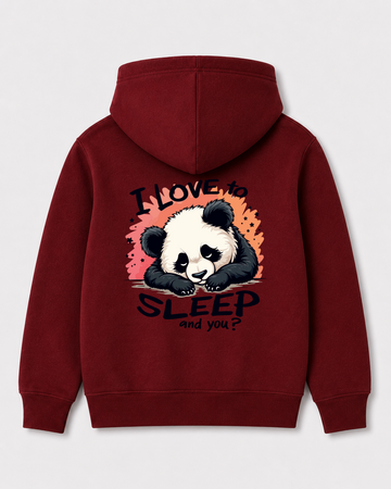 Red hoodie back 175
