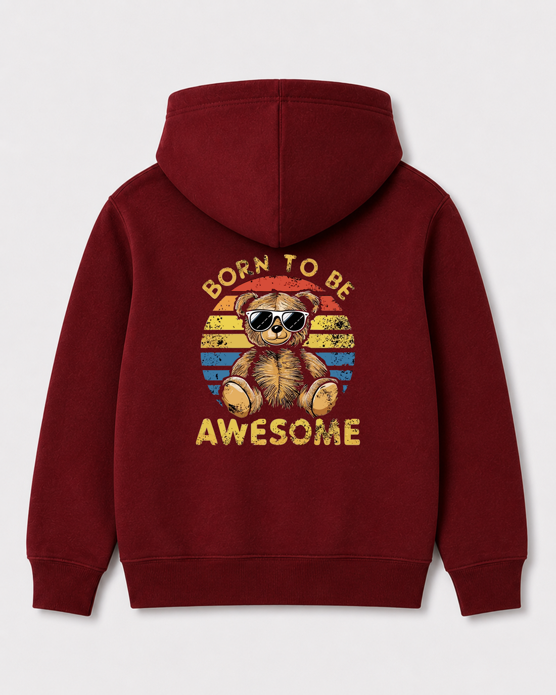 Red hoodie back 178