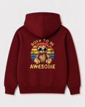 Red hoodie back 178