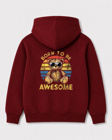 Red hoodie back 178