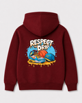 Red hoodie back 183