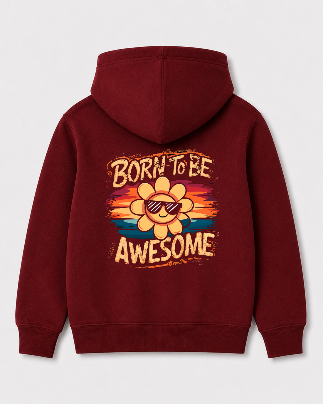 Red hoodie back 184