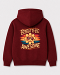 Red hoodie back 184