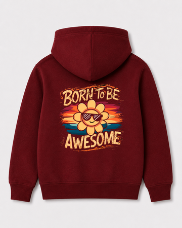 Red hoodie back 184