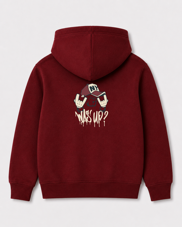 Red hoodie back 185