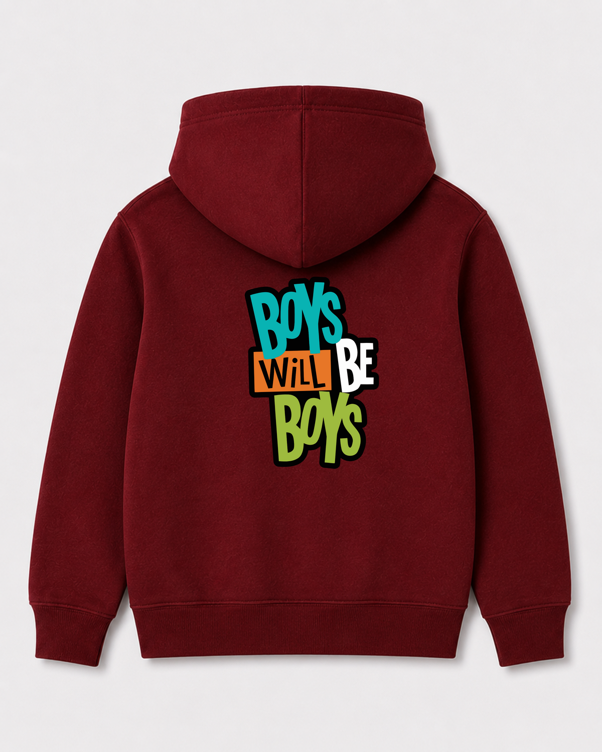 Red hoodie back 186