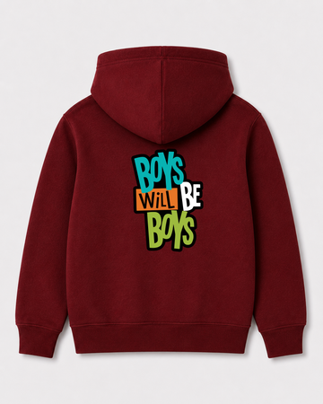 Red hoodie back 186
