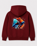 Red hoodie back 190
