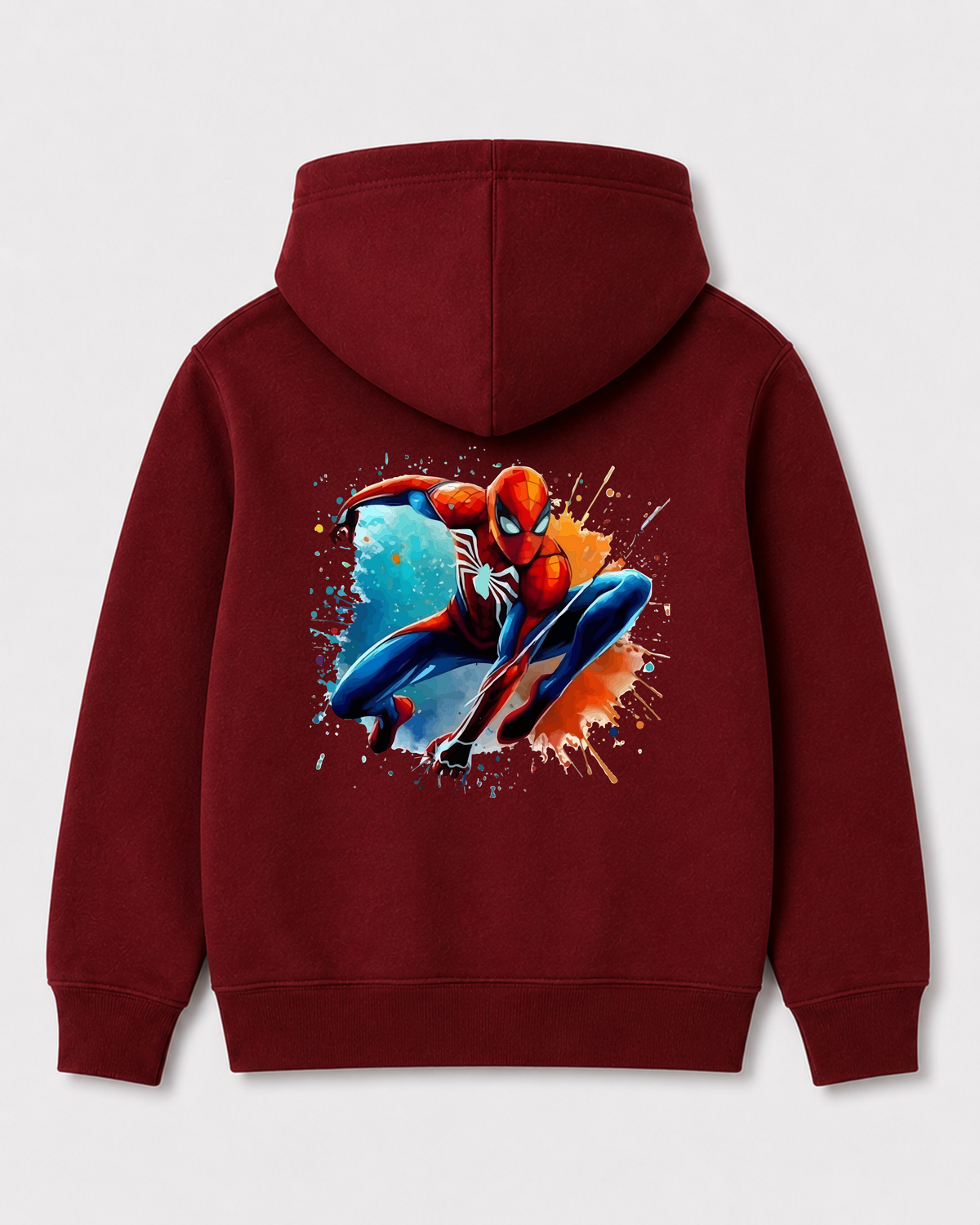 Red hoodie back 190
