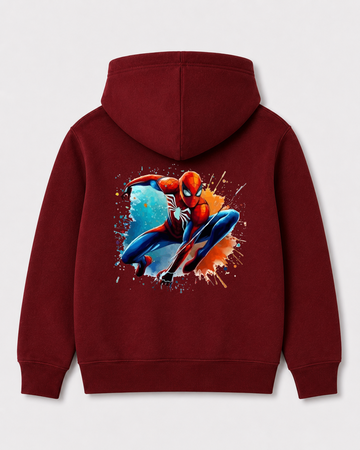 Red hoodie back 190