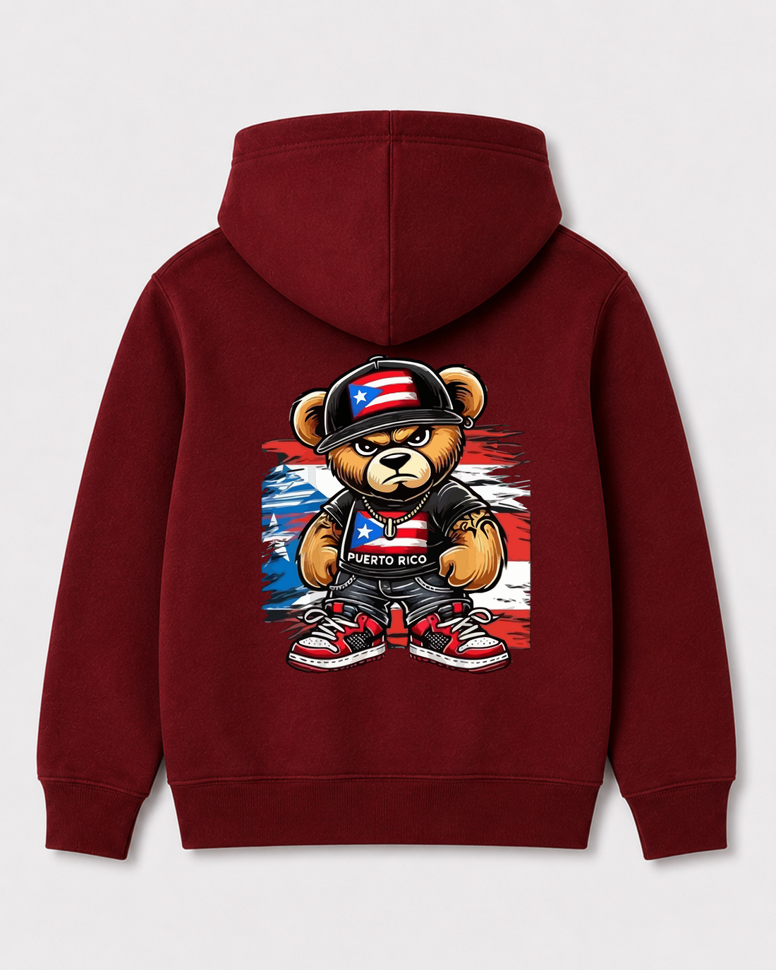 Red hoodie back 191