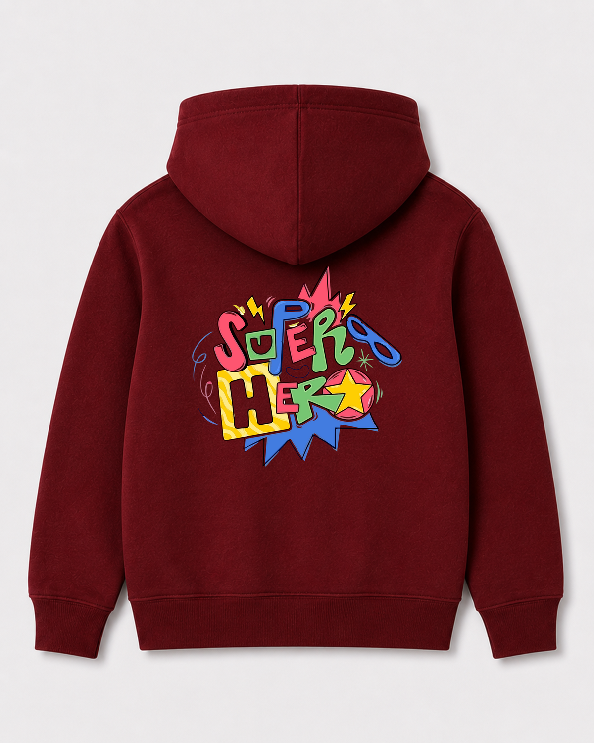 Red hoodie back 192