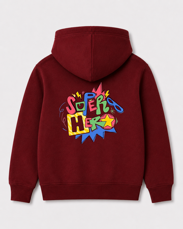 Red hoodie back 192